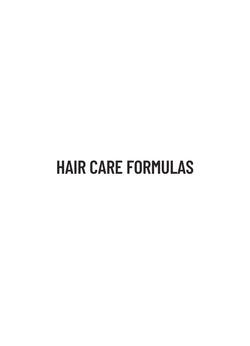 ADVANCED HAIR CARE FORMULAS