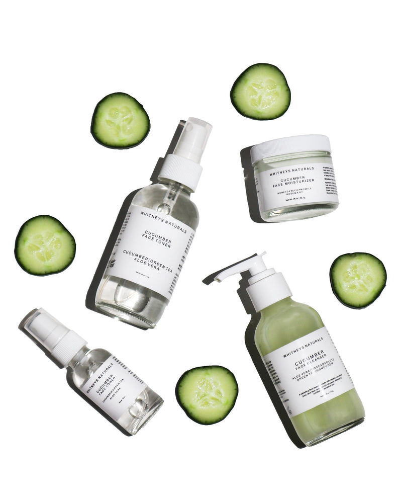 Cucumber skin care set - WHITNEYSNATURALS