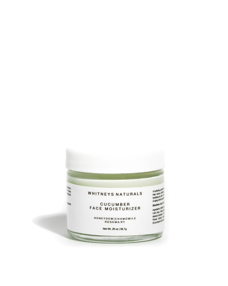 Cucumber Face Moisturizer - WHITNEYSNATURALS