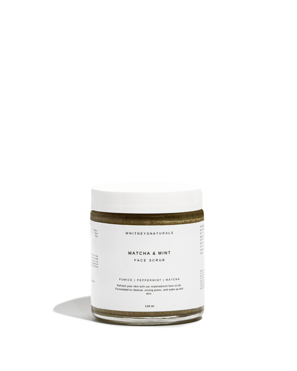 Match & Mint Face Scrub - WHITNEYSNATURALS